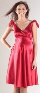 robe de grossesse rouge