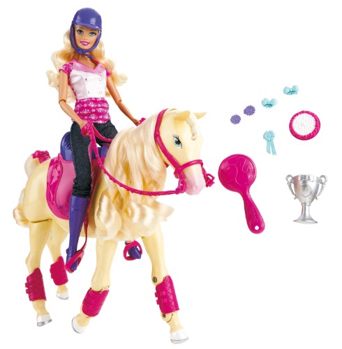 barbie et cheval champion