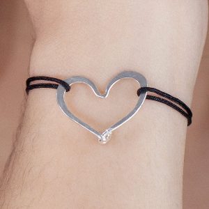 bracelet fil coeur